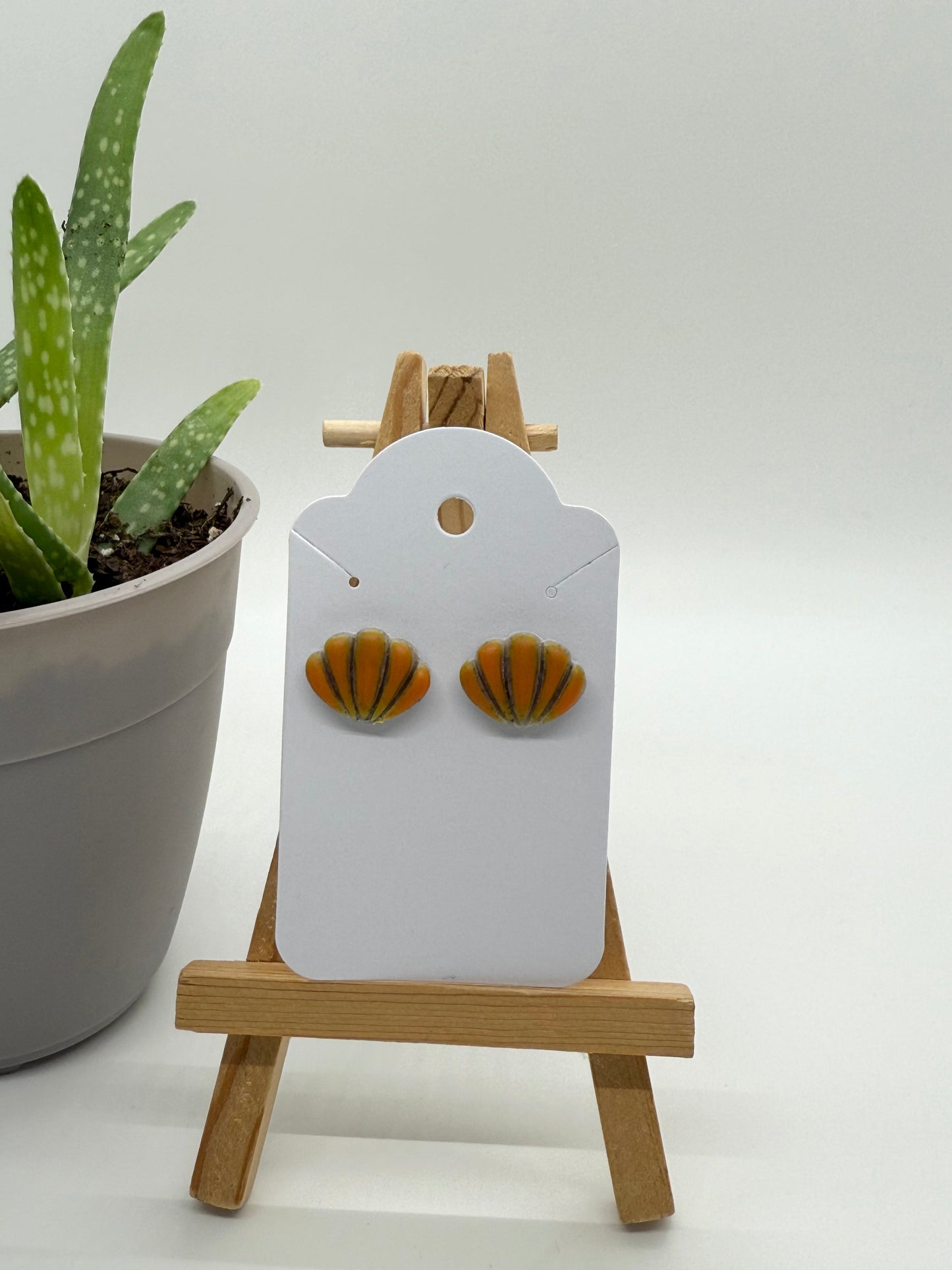 Simply Shells - Polymer Clay Studs - The Dock Drop