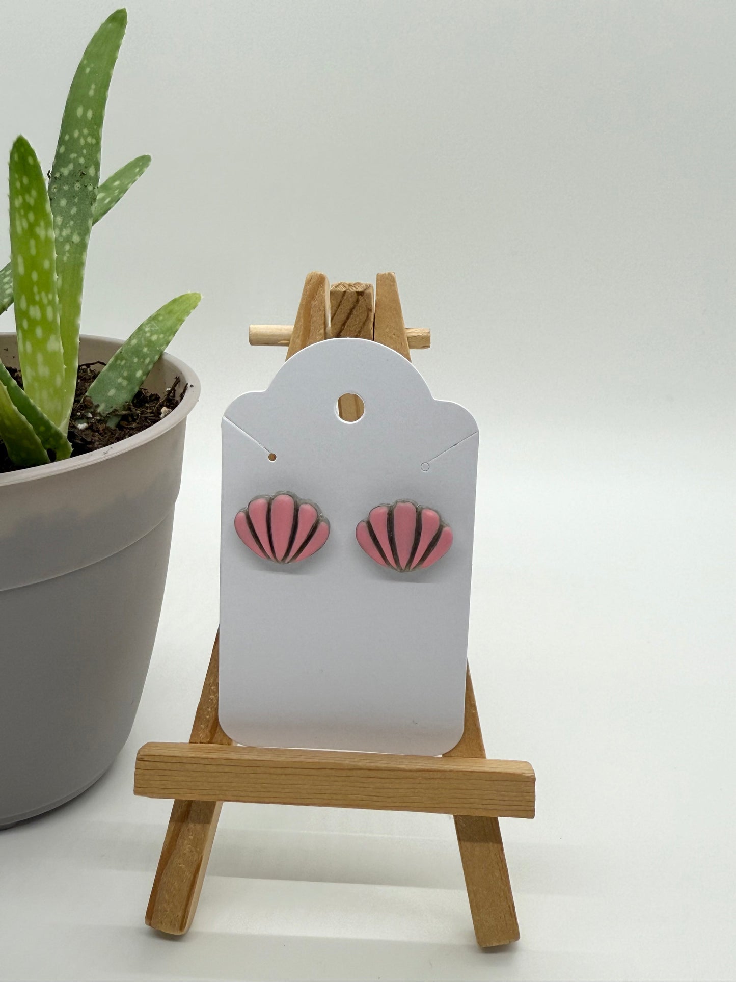 Simply Shells - Polymer Clay Studs - The Dock Drop