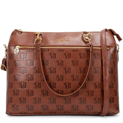 Madalyn Rustic Vegan Leather Weekender Tote Bag - The Dock Drop