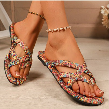 Horizon Bloom Beaded Sandals - The Dock Drop