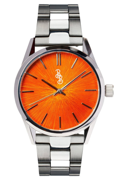 Orange Sunburst Watch - The Dock Drop
