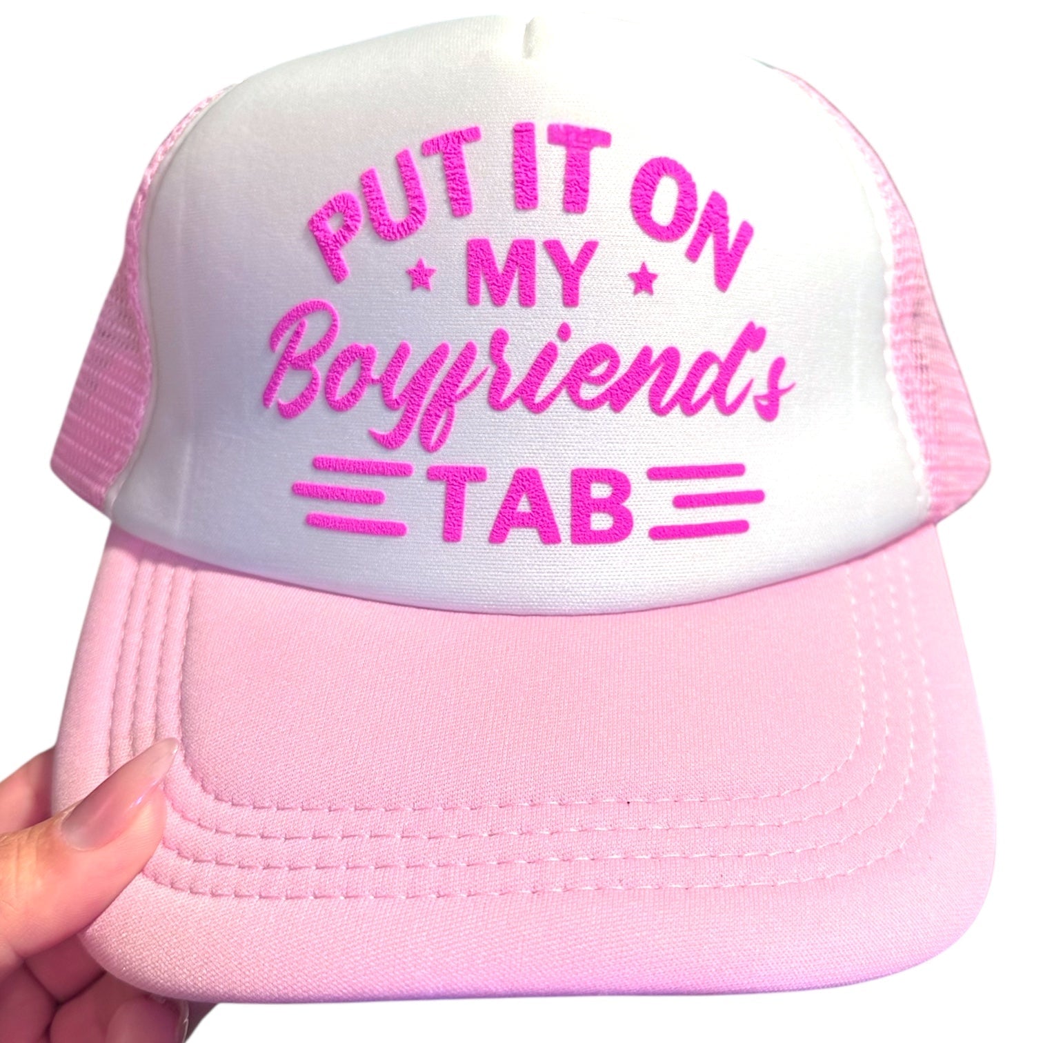 Trucker Hat - Put it on My Boyfriends Tab - The Dock Drop