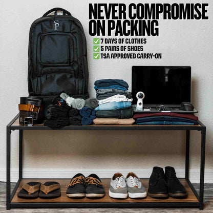 Sole Premise Carry-On Bag for Shoes, Clothes, Laptop and Camera