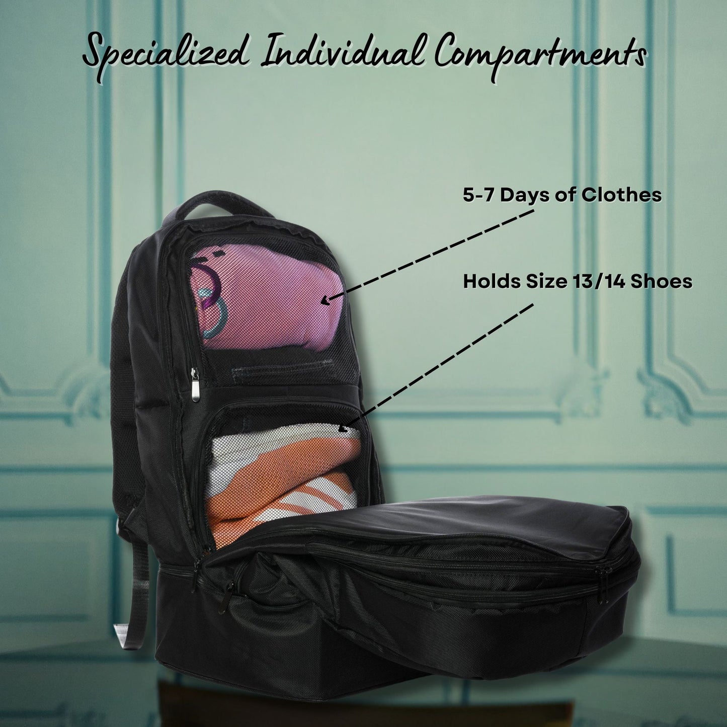 Sole Premise Carry-On Bag for Shoes, Clothes, Laptop and Camera