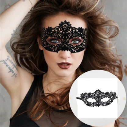 Black Masquerade Eye Masks
