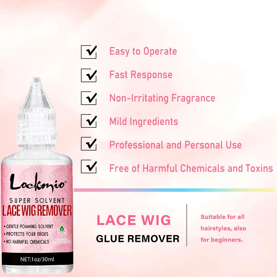 Lace Wig Adhesive Kit – Waterproof Glue, Remover & Wig Tools Set