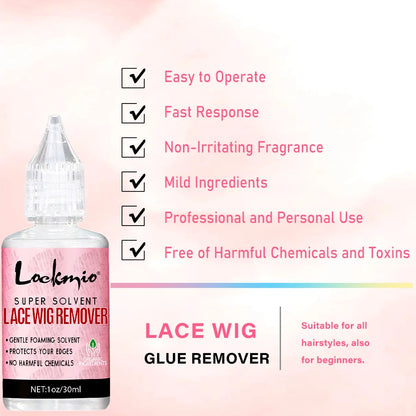 Lace Wig Adhesive Kit – Waterproof Glue, Remover & Wig Tools Set