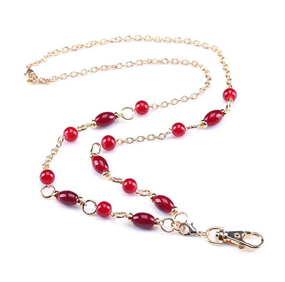 Beaded ID Lanyard Necklace – 36" Cruise Badge Holder