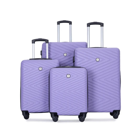 4-Piece Hardshell Spinner Luggage Set with TSA Locks