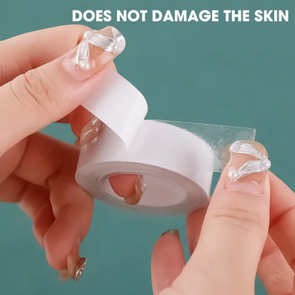 Double-Sided Fashion Tape – Clear, Travel-Ready Roll for Dresses & Tops - The Dock Drop