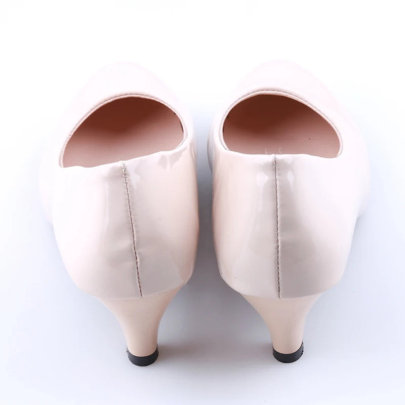 Women’s Classic Heeled Pumps – Slip-On, Office to Evening