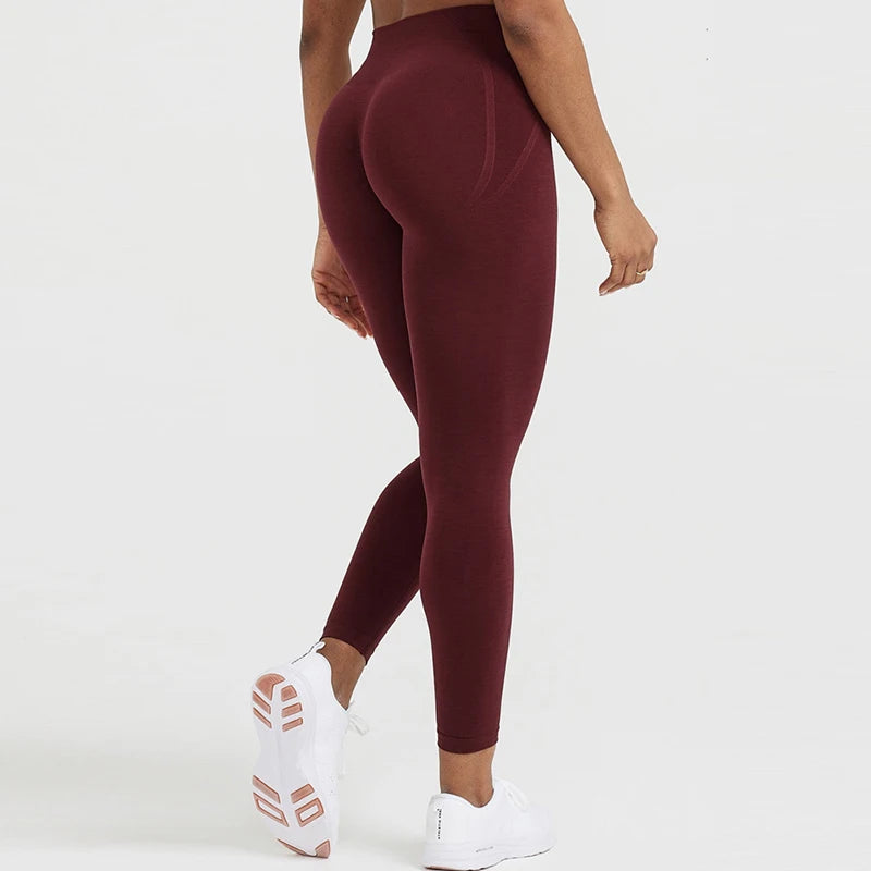 Women’s Seamless Leggings – High Waist, Stretch, Ankle Length - The Dock Drop
