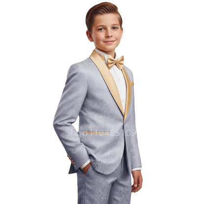 Boys' Jacquard 2-Piece Formal Suit