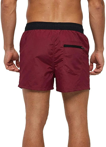Men’s & Teens’ Quick-Dry Swim Shorts – Elastic Waist with Mesh Lining