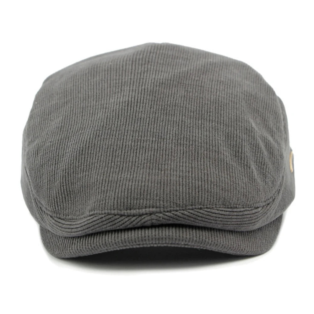 Men’s Adjustable Corduroy Flat Cap – Classic Casual Style