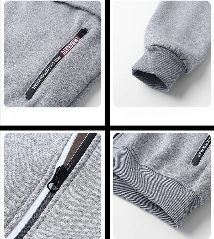 Men’s Sherpa-Lined Zip Hoodie