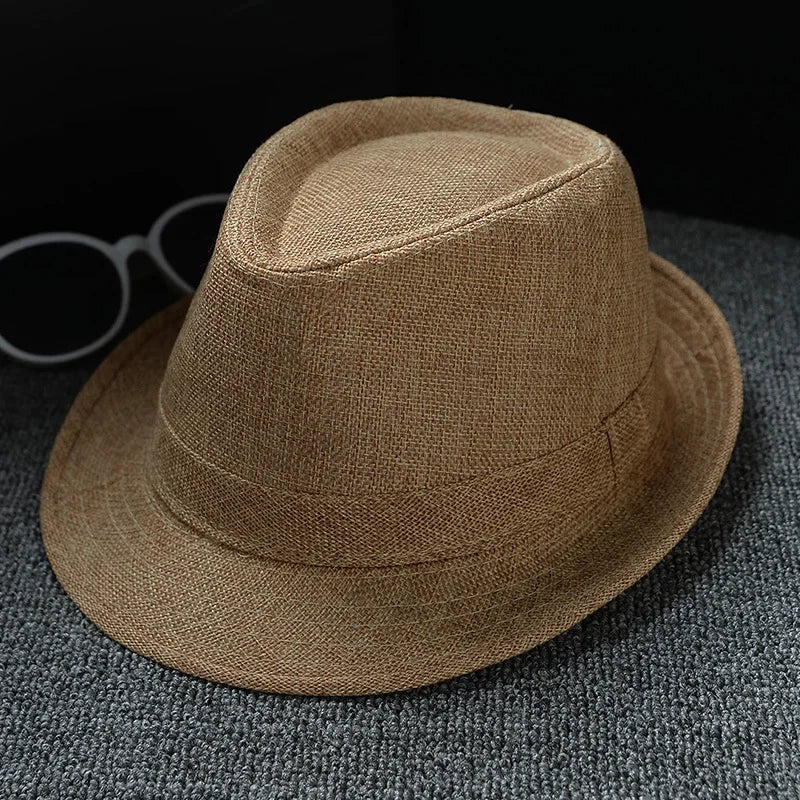Men’s Lightweight Fedora Hat – Summer Cruise & Beach Style<
