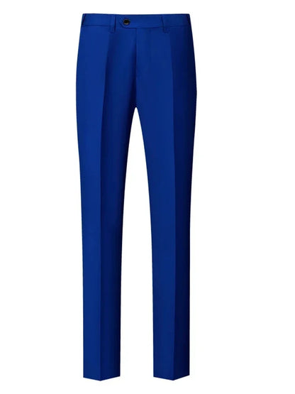 Solid Formal Tailored Suit Trousers