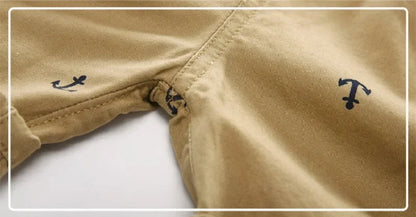 Toddler Cotton Anchor Shorts – Soft, Lightweight Summer Wear