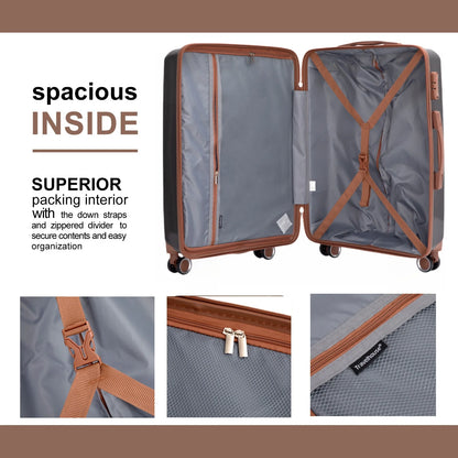 5-Piece Hardshell Luggage Set with Spinner Wheels & TSA Locks