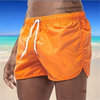 Men’s Quick-Dry Color Block Swim Shorts