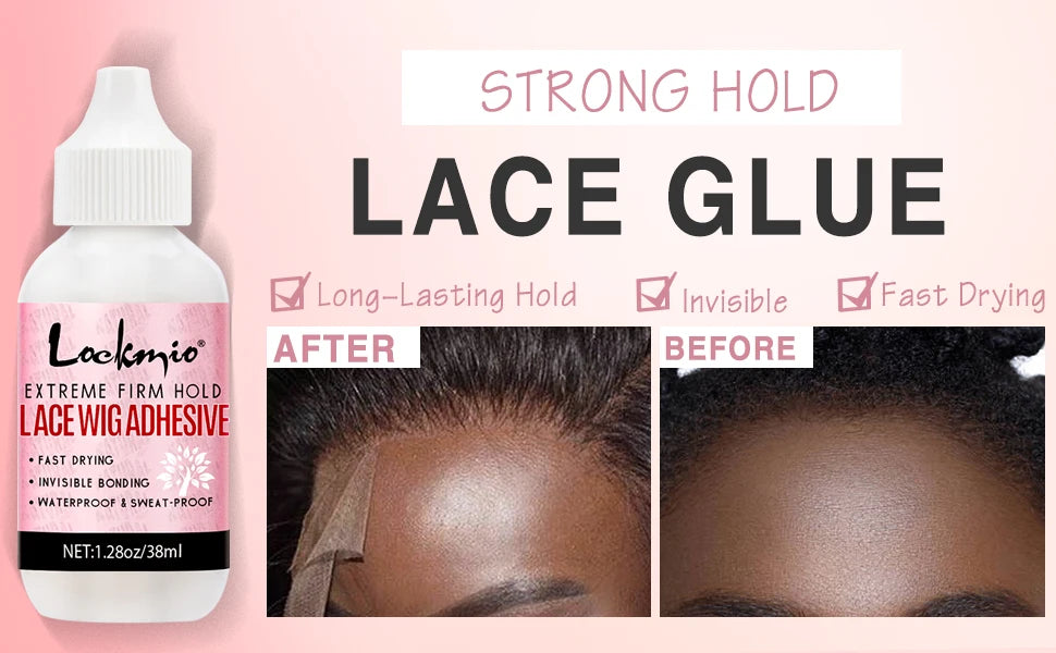 Lace Wig Adhesive Kit – Waterproof Glue, Remover & Wig Tools Set