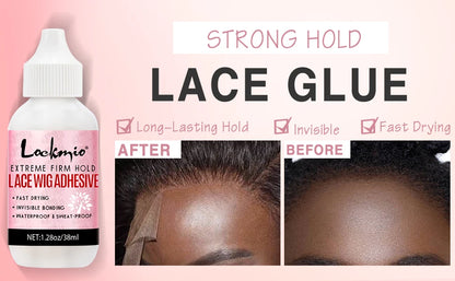 Lace Wig Adhesive Kit – Waterproof Glue, Remover & Wig Tools Set