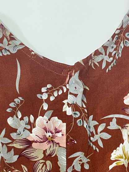 Women’s Floral High-Slit Halter Dress – Sleeveless, Summer Maxi