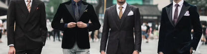 Men’s Floral Necktie Set – Tie, Pocket Square & Cufflinks