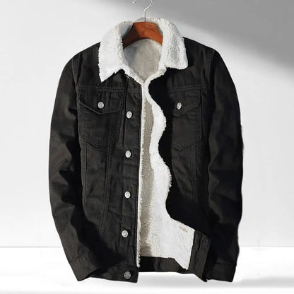 Men’s Sherpa-Lined Denim Jacket
