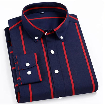 Men’s Long Sleeve Pattern Dress Shirt – Smart Casual