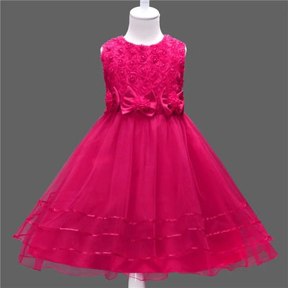 Princess Petal Layered Tulle Dress