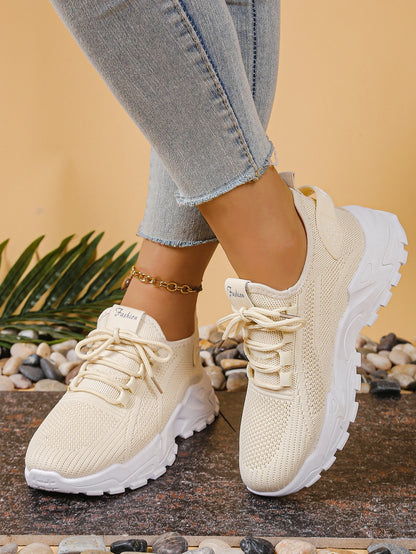 Women's peek-a-boo mesh Leopard print sneakers