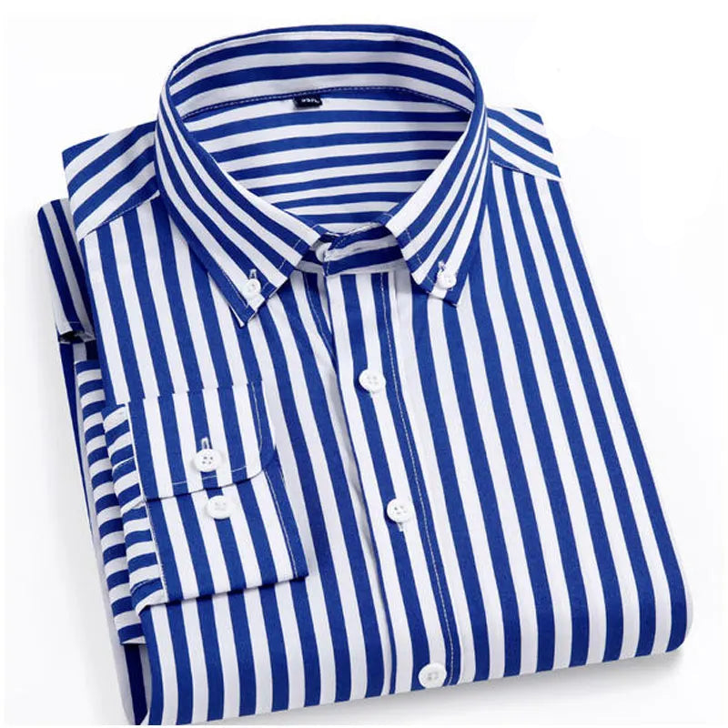 Men’s Long Sleeve Pattern Dress Shirt – Smart Casual