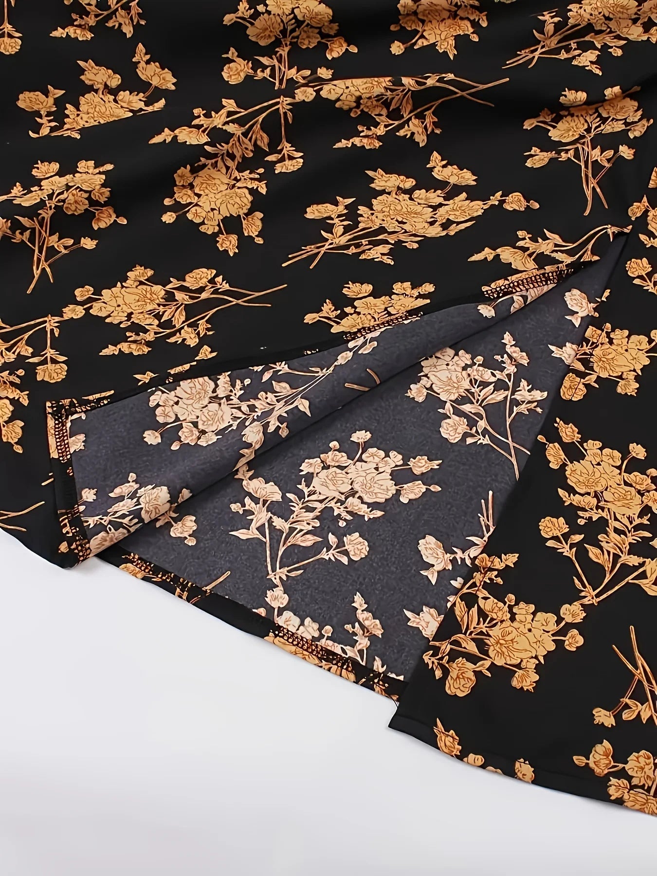 Women’s Floral A-Line Bow-Tie Dress – Sweetheart Neck, Adjustable Straps