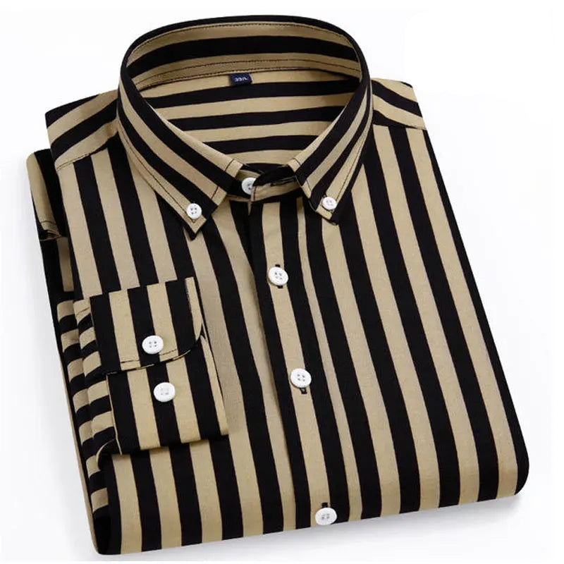 Men’s Long Sleeve Pattern Dress Shirt – Smart Casual