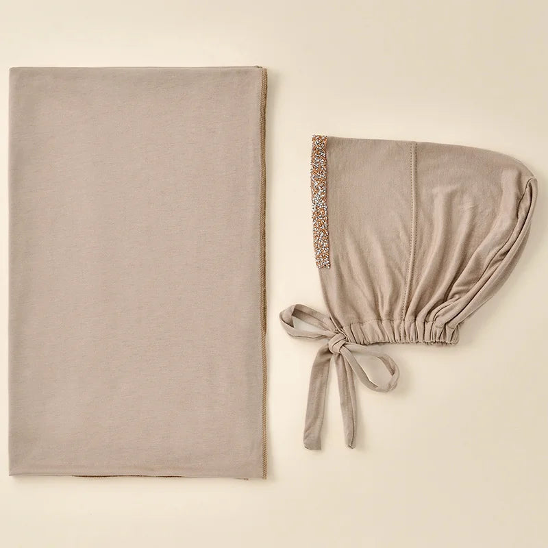 Women’s Lightweight Jersey Hijab Scarf – Breathable, Soft Stretch - The Dock Drop