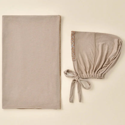 Women’s Lightweight Jersey Hijab Scarf – Breathable, Soft Stretch - The Dock Drop