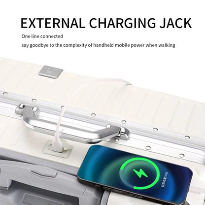 Aluminum Carry-On Luggage – Lightweight, TSA Lock, Spinner Wheels - The Dock Drop