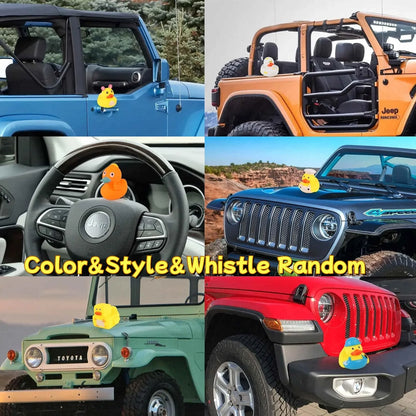 30 – Pack Rubber Ducks in Bulk,assortment Duckies for Jeep Ducking Floater Duck Bath Toys Party Favors Color&style&whistle Ra