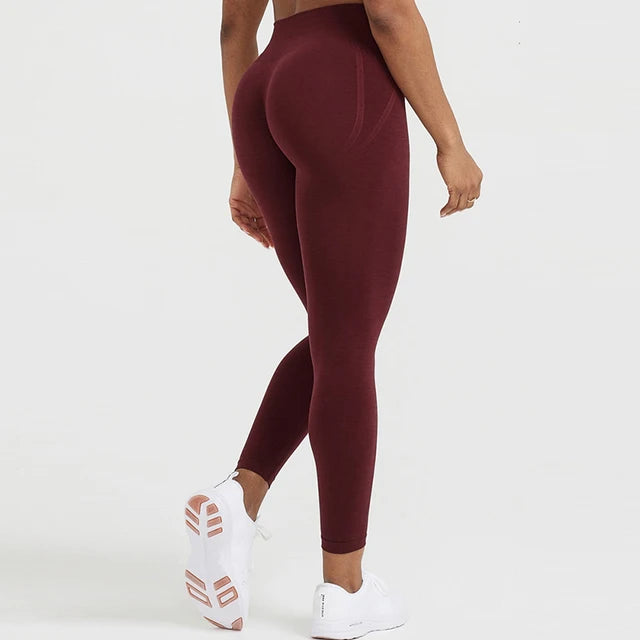 Women’s Seamless Leggings – High Waist, Stretch, Ankle Length - The Dock Drop