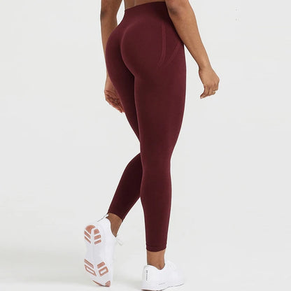 Women’s Seamless Leggings – High Waist, Stretch, Ankle Length - The Dock Drop