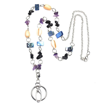 Beaded ID Lanyard Necklace – 36" Cruise Badge Holder