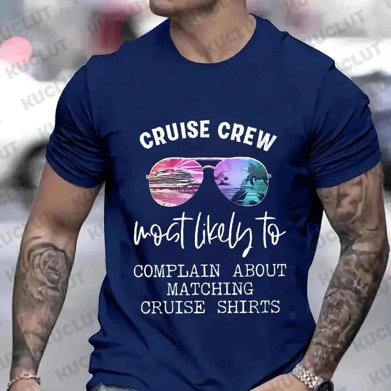 Unisex Cruise Crew Graphic T-Shirt – Vacation Party Tee