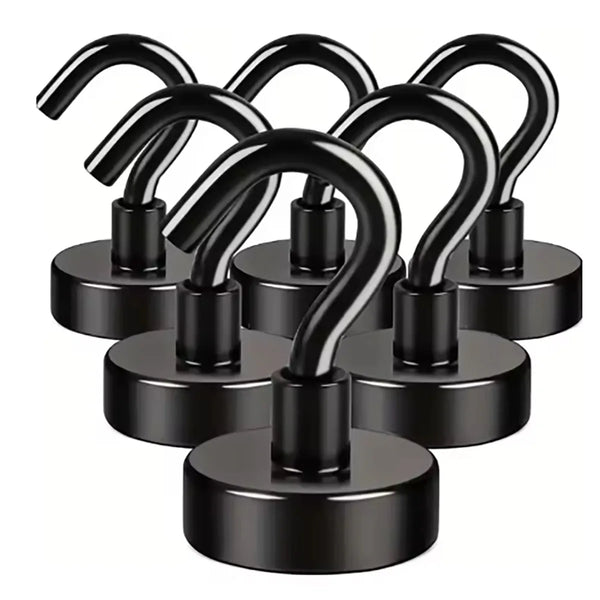 Magnetic cruise cabin organizer hooks, 6-pack