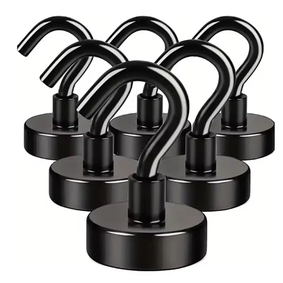 Magnetic cruise cabin organizer hooks, 6-pack