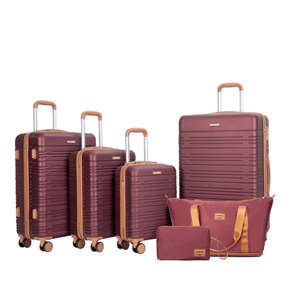 6-Piece Hardshell Spinner Luggage Set with TSA Locks