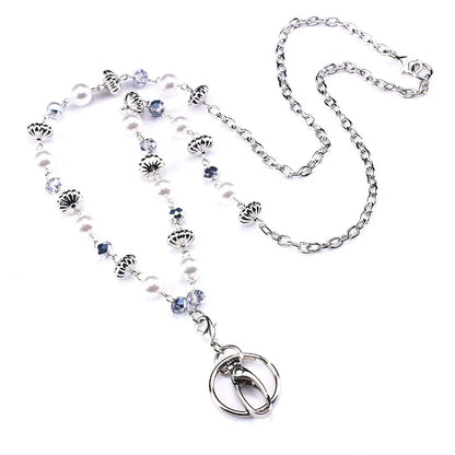 Beaded ID Lanyard Necklace – 36" Cruise Badge Holder