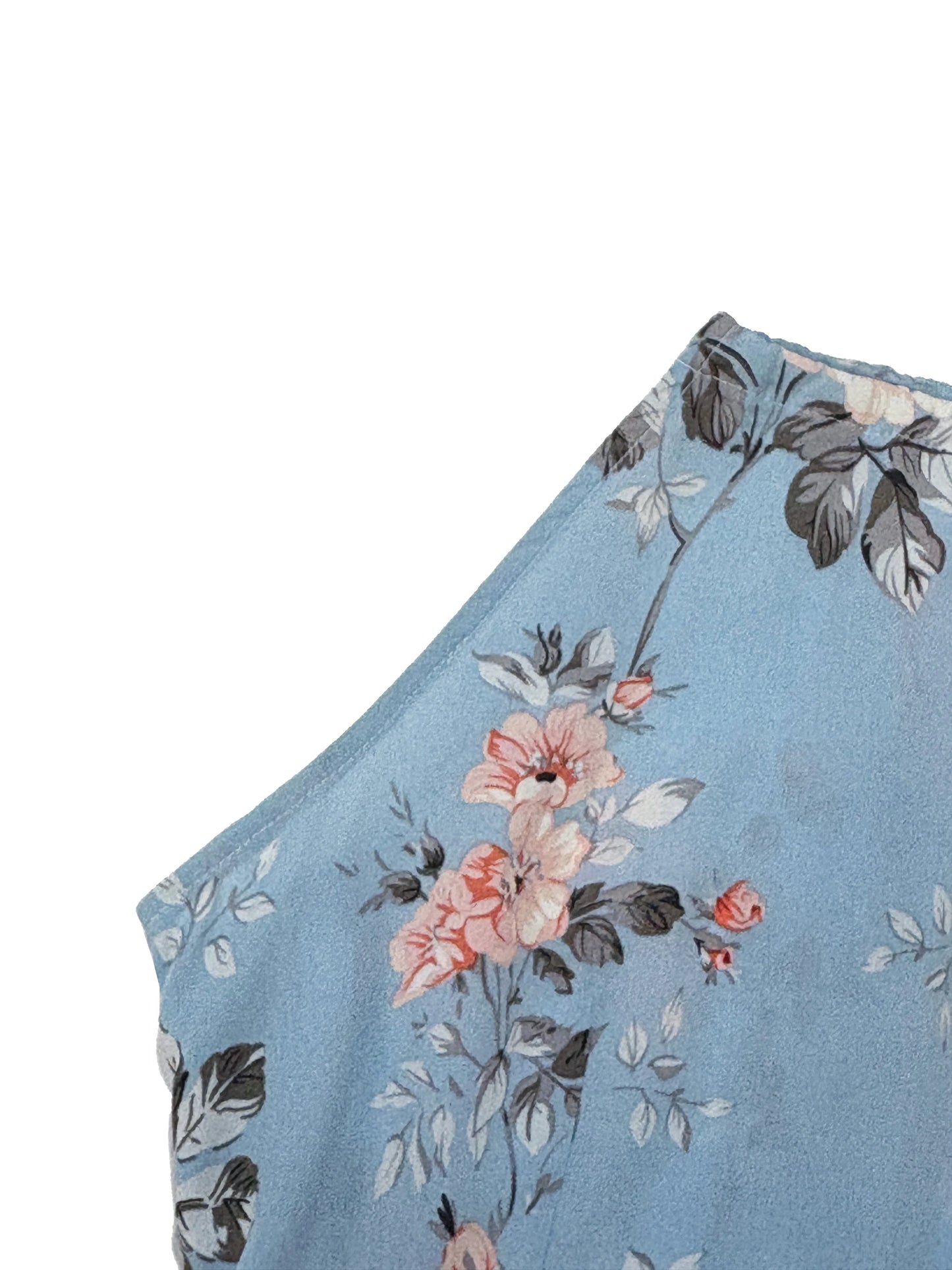 Women’s Floral High-Slit Halter Dress – Sleeveless, Summer Maxi