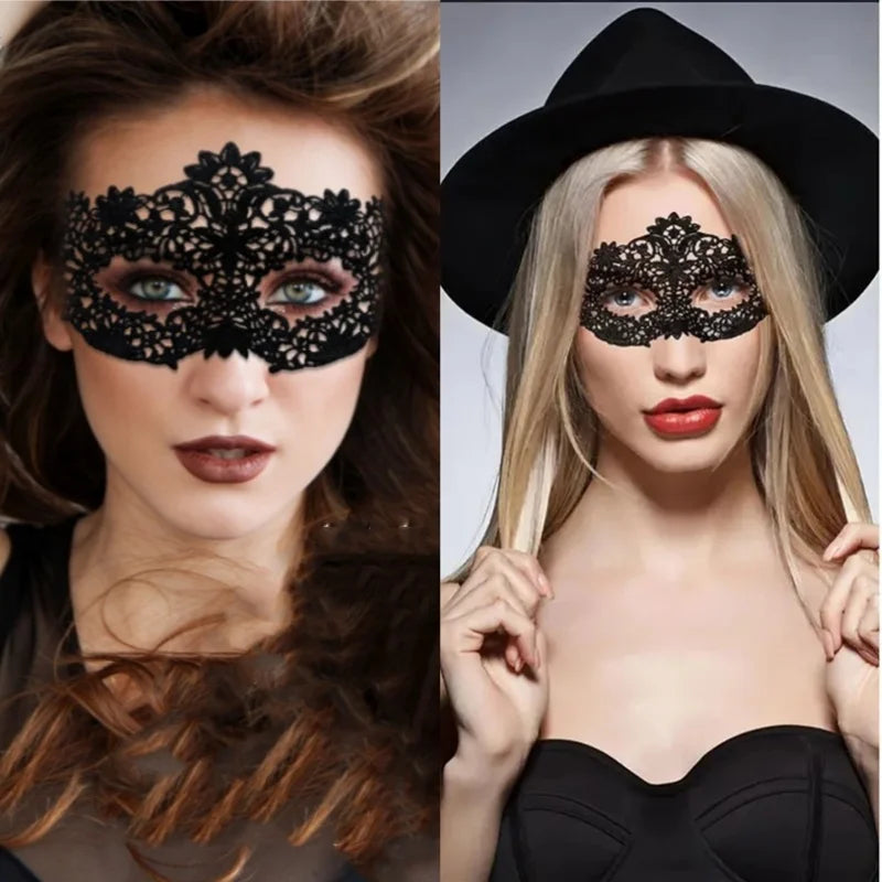 Black Masquerade Eye Masks